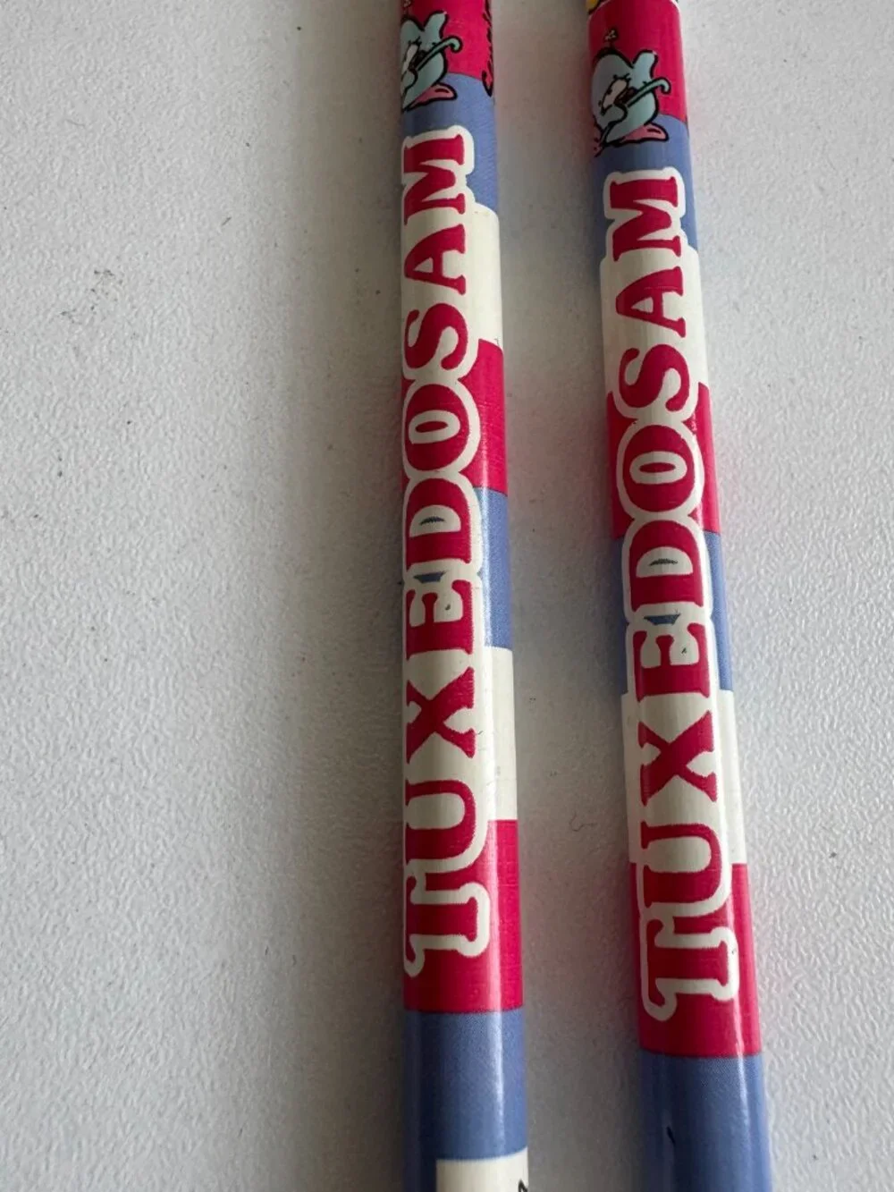 Sanrio Tuxedosam HB #2 Pencil Set of 2 Vintage 2012 Made in Taiwan Kawaii